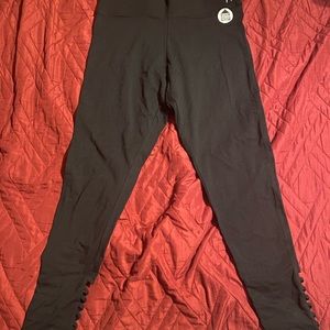 Pink Brand Flat Leggings Size Large